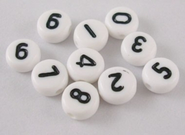 500 gram cijferkralen 7mm
