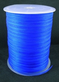 Organza lint 6mm blauw