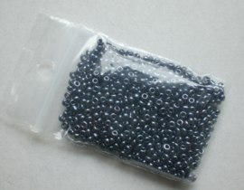 100 gram Rocailles 1.5mm donkergrijs