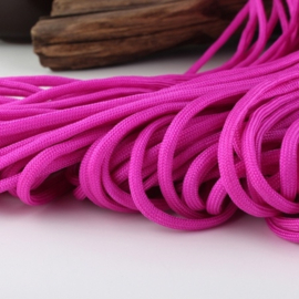 5 meter Paracord   Dikte 4mm  fuchsia