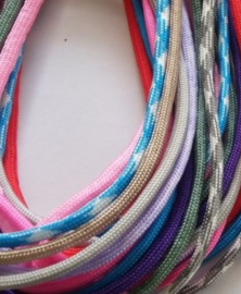 25 meter paracord in verschillende kleuren