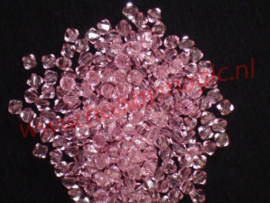 1000 Facetkralen 4mm roze