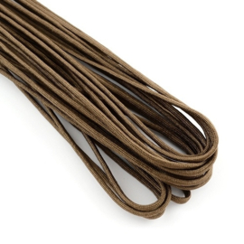 5 meter Paracord  bruin