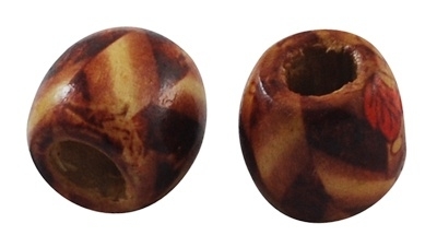 40 x Kralen hout 16x17mm nr.08