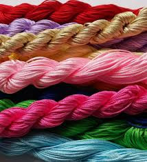 10 x 5 meter satijnkoord 2mm in verschillende kleuren