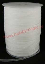 Organza lint 3mm wit