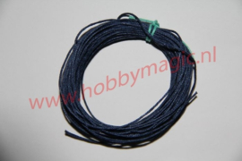 1 bundel navy blauw waxkoord 360 meter