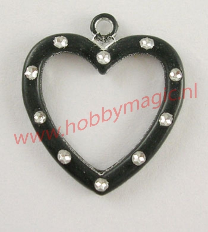 25 X Hanger hart zwart