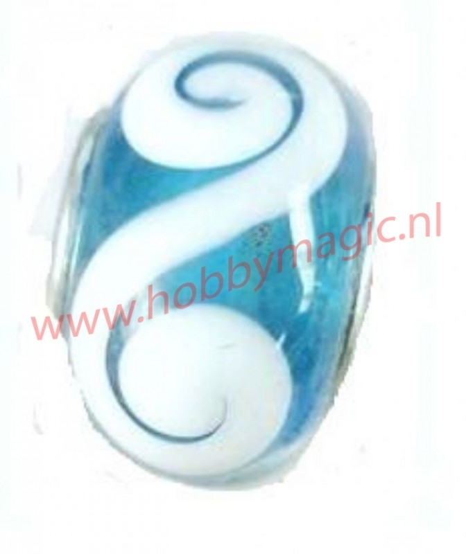 10 x Pandora style glasbead nr.10