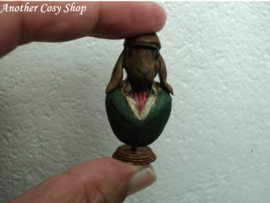Poppenhuis miniatuur buste haas (groot) schaal 1:12