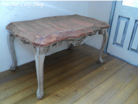 Dollhouse miniature  rectangular dining table 1" scale