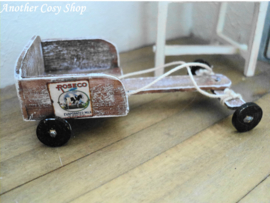 Dollhouse miniature go-kart in 1" scale