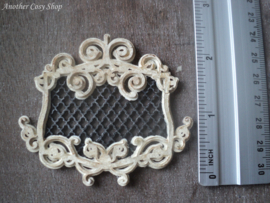 Dollhouse miniature rococo style window in 1"scale