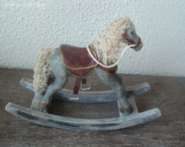 Dollhouse miniature rocking horse