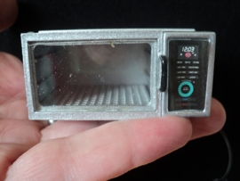 Dollhouse miniature microwave in 1" scale