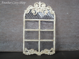 Dollhouse miniature arch window in 1" scale