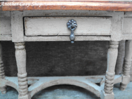 Dollhouse miniature console table in 1" scale