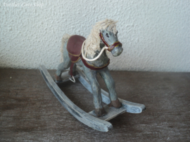 Dollhouse miniature rocking horse