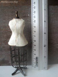 Dollhouse miniature antique mannequin in 1"scale