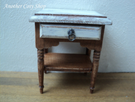 Dollhouse miniature side table 1" scale