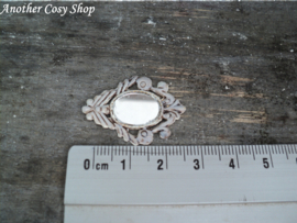 Dollhouse miniature mirror in 1" scale