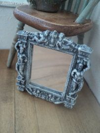 Dollhouse miniature mirror in rococo style 1"scale