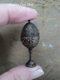 Poppenhuis miniatuur bokaal met deksel (groot) schaal 1:12