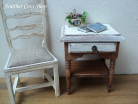Dollhouse miniature side table 1" scale