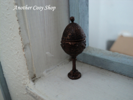 Poppenhuis miniatuur bokaal met deksel (klein)  schaal 1:12
