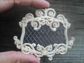 Dollhouse miniature rococo style window in 1"scale