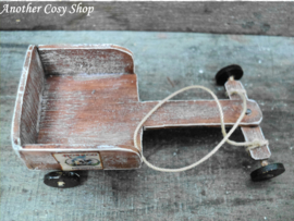 Dollhouse miniature go-kart in 1" scale
