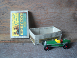 Dollhouse miniature toy race car in box