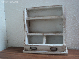 Dollhouse miniature storage bin in 1" scale