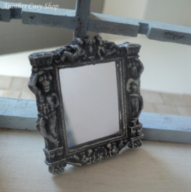 Dollhouse miniature mirror in rococo style 1"scale