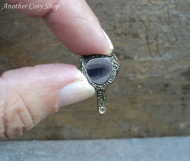 Dollhouse miniature hand mirror in 1"scale