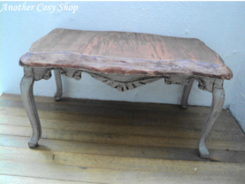 Dollhouse miniature  rectangular dining table 1" scale