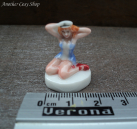 Statue pin-up girl in sailor outfit