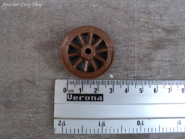 Dollhouse miniature  wagon wheel