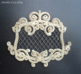 Dollhouse miniature rococo style window in 1"scale