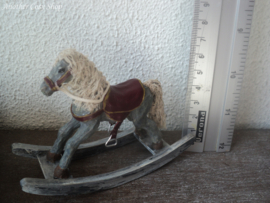 Dollhouse miniature rocking horse