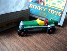 Dollhouse miniature toy race car in box