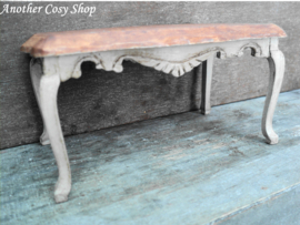 Dollhouse miniature  rectangular dining table 1" scale