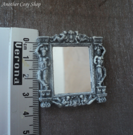 Dollhouse miniature mirror in rococo style 1"scale
