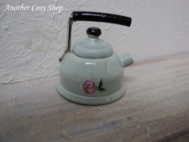 Dollhouse miniature water kettle in 1" scale