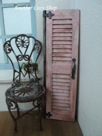 Dollhouse miniature vintage shutter in 1"scale