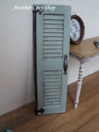 Dollhouse miniature vintage shutter in 1"scale