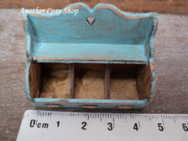Dollhouse miniature elegant cabinet with compartments 1"scale