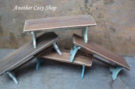 dollhouse miniature garden bench in 1"scale