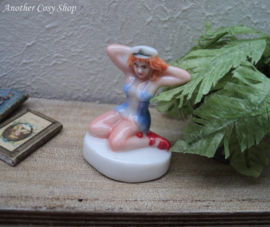 Statue pin-up girl in sailor outfit