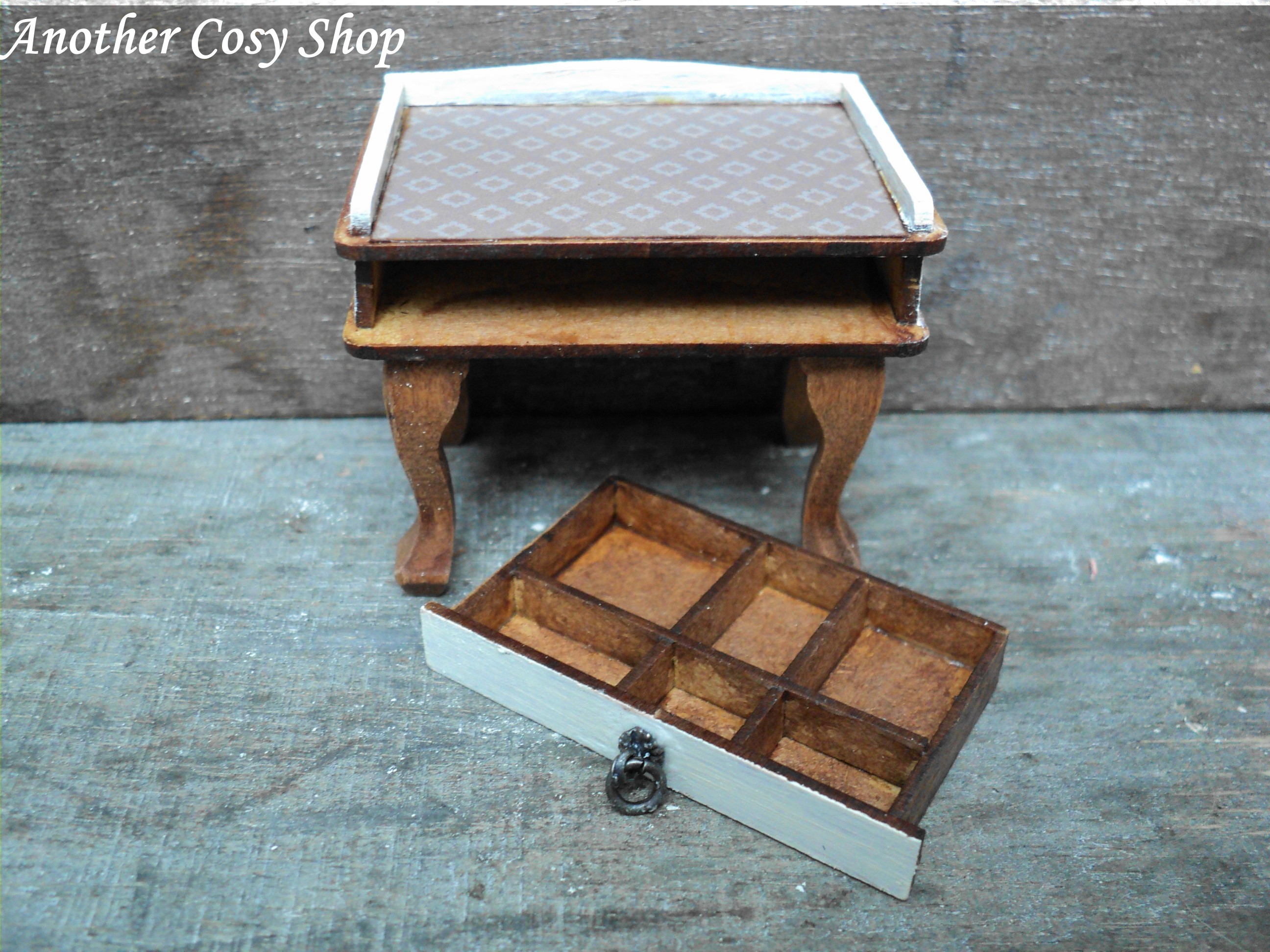 Nähschrank 1zu12 Puppenhaus Miniatur